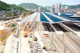 西延高铁建设如火如荼 延安站将成为陕北地区首座高铁普铁一体客运站图片