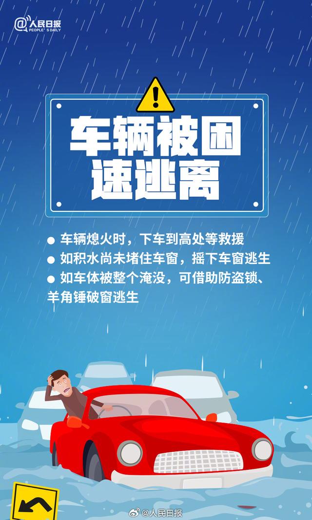 暴雨天收好这10个安全提醒