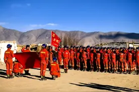 每个岗位都是救援战位——记西藏森林消防总队抗震救灾一线先进典型②图片