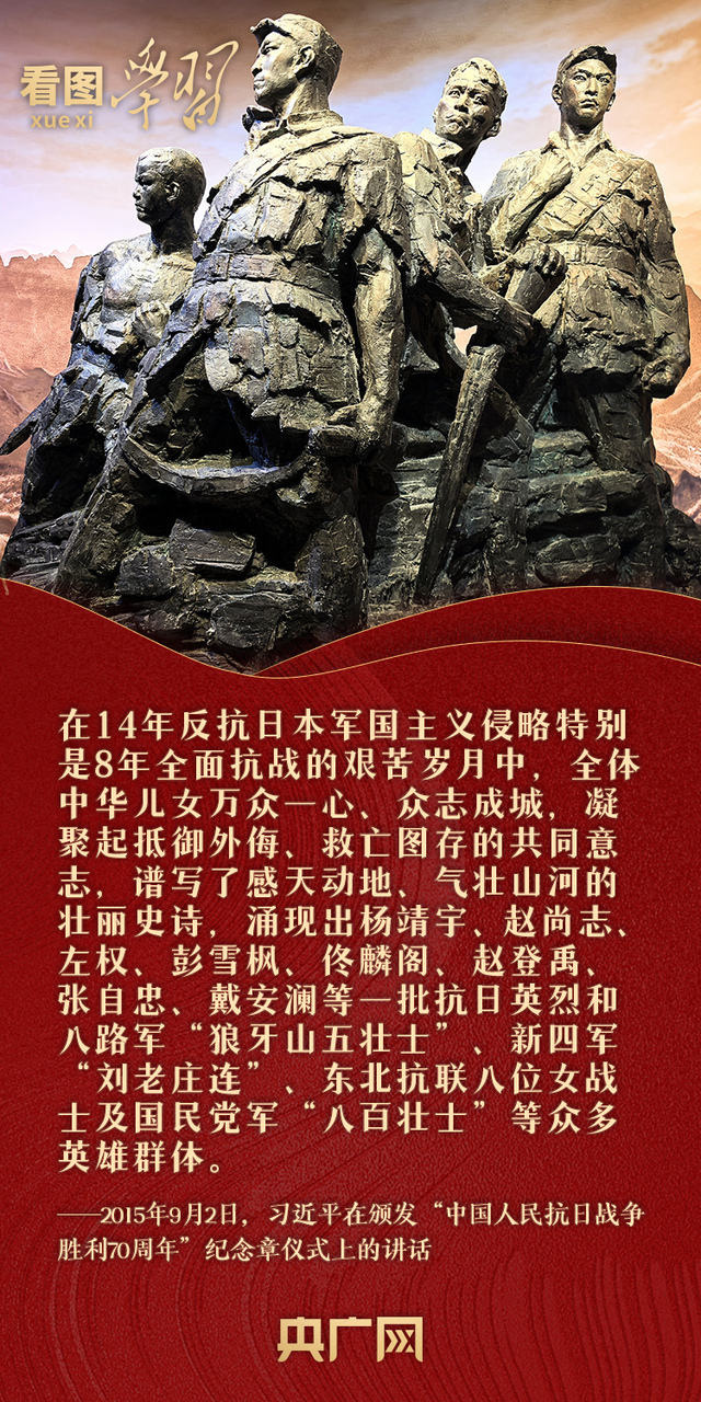 看图学习丨缅怀抗战先烈  和总书记一起致敬英雄