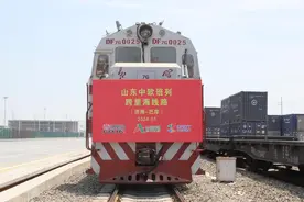 山东中欧班列跨里海线路再启航图片
