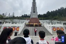 宜宾叙州高场学校高场小学校区开展清明节扫墓活动图片