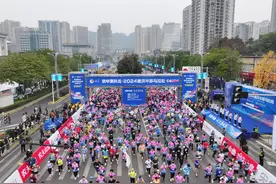 12个国家约1.8万名跑者齐聚！宗申赛科龙·2024重庆半程马拉松完赛图片
