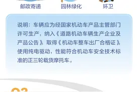 图数解丨北京电动三轮车新规 快递、环卫三轮车将挂“京C”牌照图片