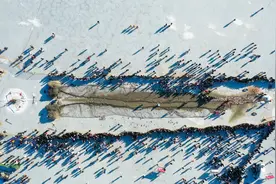 吉林松原查干湖：“冰湖腾鱼”又一年图片