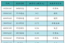 资金流向日报丨拓维信息、中兴通讯、中国联通获融资资金买入排名前三，拓维信息获买入超20亿元图片