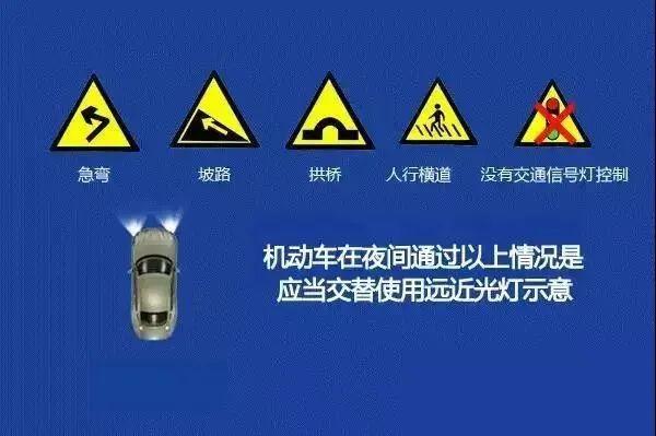 安全行车，离不开这些灯光的正确使用！
