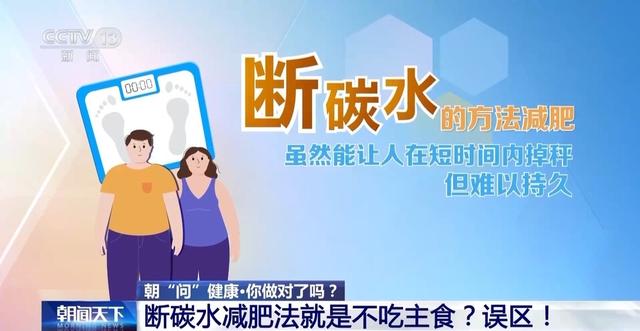 朝“问”健康丨断碳水就是不吃主食？这份科学减重指南请收好