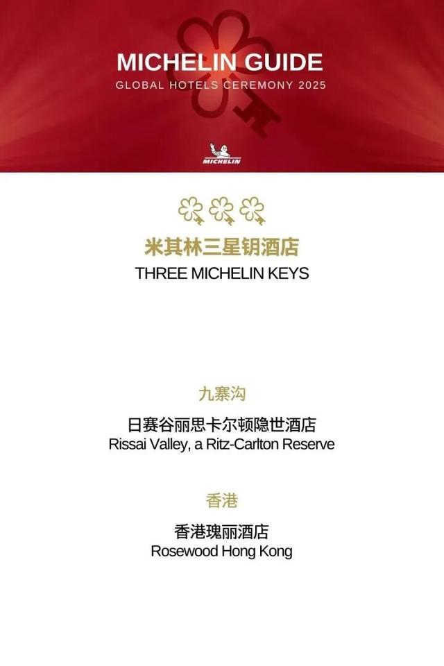 米其林最新榜单公布，杭州这家酒店一上榜就是二星