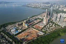 俯瞰深圳湾超级总部基地图片