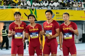 中国男子4X100米接力队锁定巴黎奥运会“席位”图片