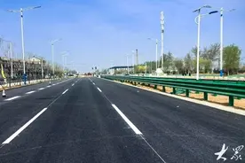 G309 青兰线济南淄博界至章丘胡山大街段建成通车图片