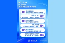 浙大发布2025本科招生培养亮点！总体招生规模扩大，新增多个专业项目图片