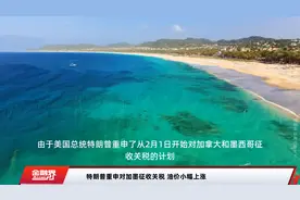 特朗普重申对加墨征收关税 油价小幅上涨视频封面