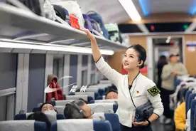 日行万步！动车上的Ta为啥这么忙？图片