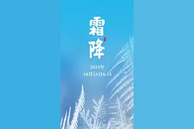 二十四节气之霜降｜草木黄落 气寒霜凝图片