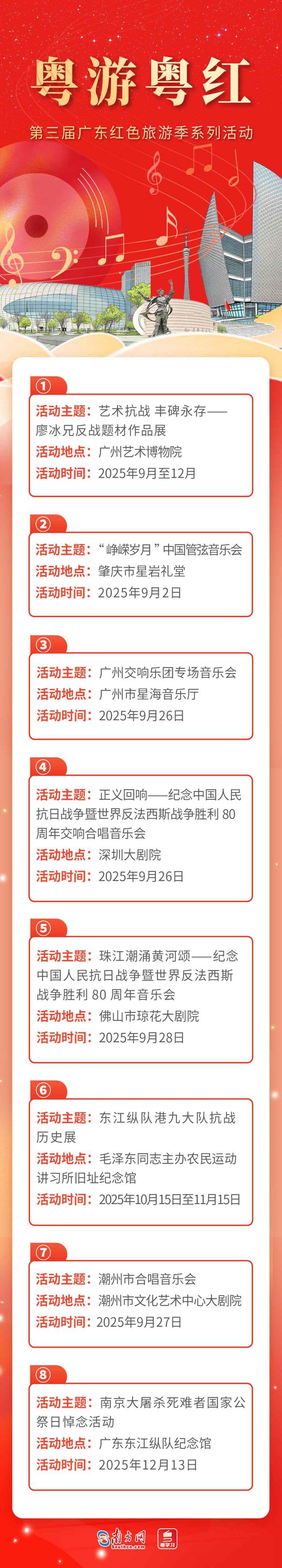 粤游粤红｜倒计时4天！第三届广东红色旅游季系列活动（五）