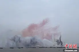 蔡国强《红帆》烟花秀：在家乡泉州书写诗意与浪漫图片