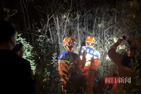 一对情侣徒步爬山被困山林，消防员利用无人机热成像成功寻人图片