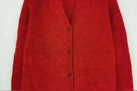 之禾：简约耐看的大热女款开衫，有详细编织过程图片