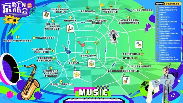 北京“音乐地图”上新！ 第二批京彩户外音乐会点位正式上线