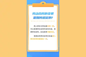 【学政策·劳动关系篇】劳动合同如何变更？图片