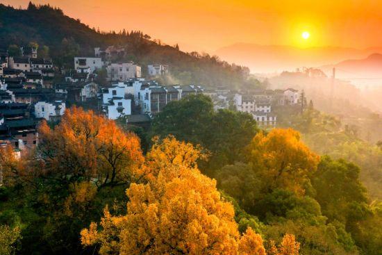 篁岭红叶 + 晒秋，定格人文自然之美