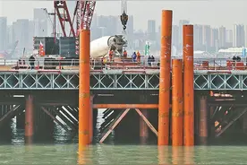 力争2026年建成通车！厦金大桥（厦门段）主线进入水上施工新阶段图片