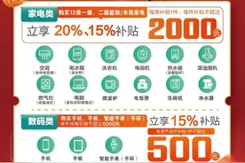 上海发布“国补”家电细则图片