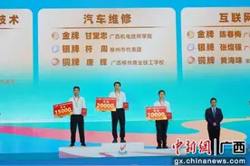 广西机电技师学院获广西第三届职业技能大赛12块奖牌图片