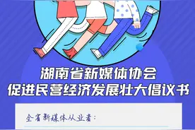 致湖南省新媒体从业人士：促进民营经济发展壮大倡议书图片