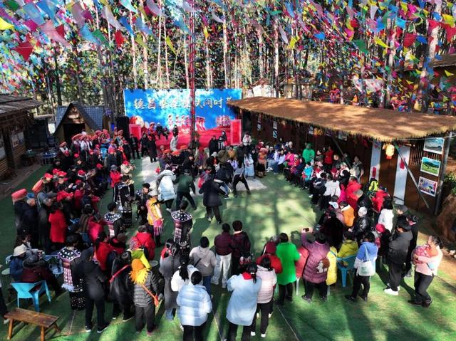 【冬季暖阳 凉山不凉】德昌傈僳族乡阔时节点燃文旅新年第一把火