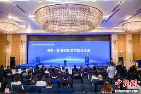“湖南—香港投融资对接洽谈会”在港举办图片