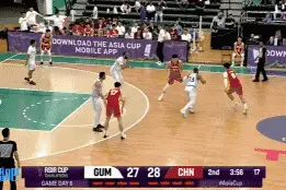 亚预赛|中国男篮86：78关岛，锁定小组第一，杨瀚森19分图片