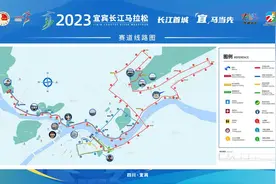 赛道如画、山水陪跑 中国田径协会A1类认证马拉松赛事“2023宜宾长江马拉松”即将鸣枪起跑图片