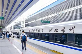 “董仲舒故里•河北景州”冠名高铁在京首发，中国速度带你领略千年文化！图片