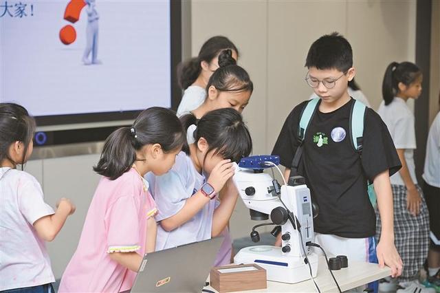 光明区举行青少年文明实践科普夏令营
