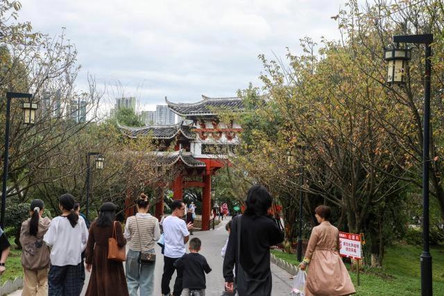 观山湖国庆首日人气爆棚：省博排长队，阿云朵仓碰杯声不断