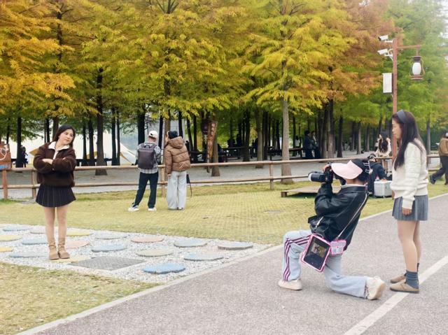 南宁秋冬限定的浪漫！邕江两岸层林尽染身披“秋装”