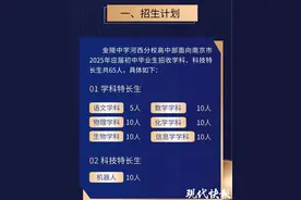 优秀竞赛选手被清华北大相中，南京这所高中学科及科技特长生计划公布图片