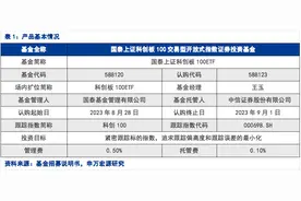 科创板中小盘投资标杆：科创板100ETF图片