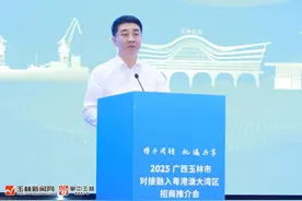 王琛在深圳出席玉林市对接融入粤港澳大湾区招商推介会并致辞图片