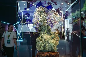 中外矿藏名石齐聚南京展“晶”彩图片