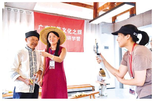 龙胜广南村：直播赋能研学游 侗寨文化线上“绽放”