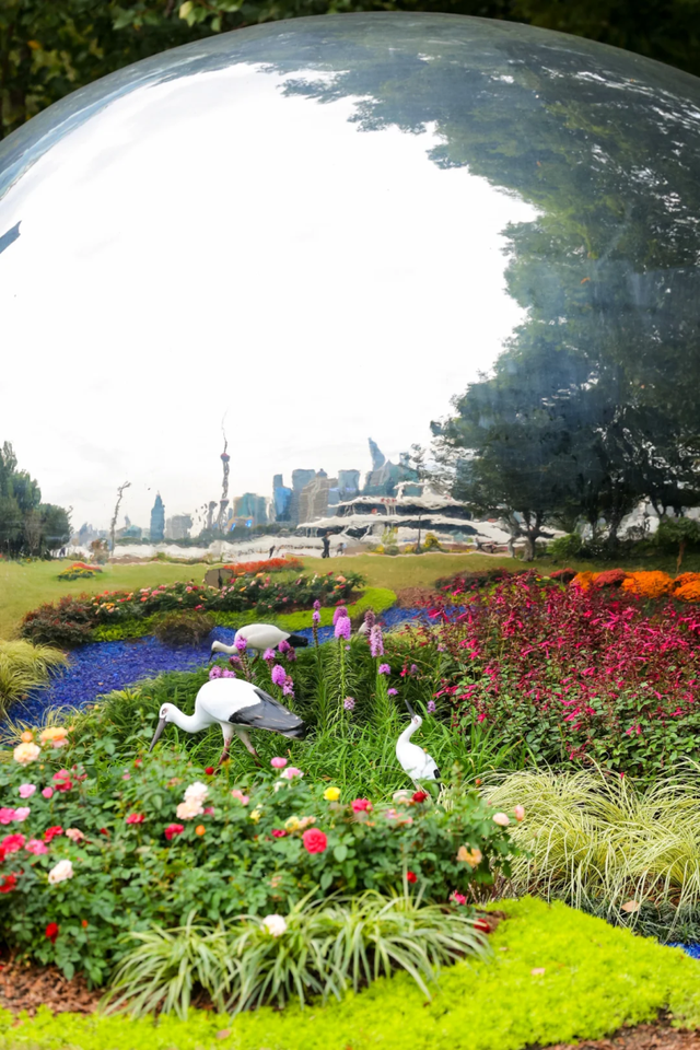 上海这里变身花花世界！38组绝美花境作品免费打卡→