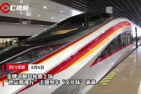 C视频 | 金牌讲解员轮番上场，“世运蓉港行”主题列车“文化味”满满图片