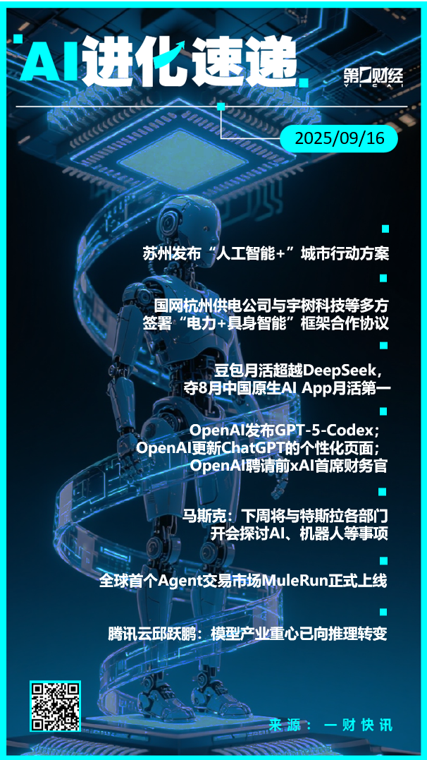 AI进化速递丨苏州发布“人工智能+”城市行动方案