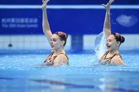 （杭州亚运会）花样游泳——双人技术自选比赛赛况图片