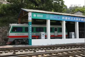 水陆空视角看节能：货运火车“油改电” 节能环保向“绿”行图片