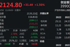 AI概念全线爆发，创业板指半日涨1.5%图片
